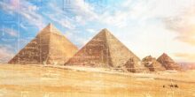 Die drei Pyramiden von Gizeh
