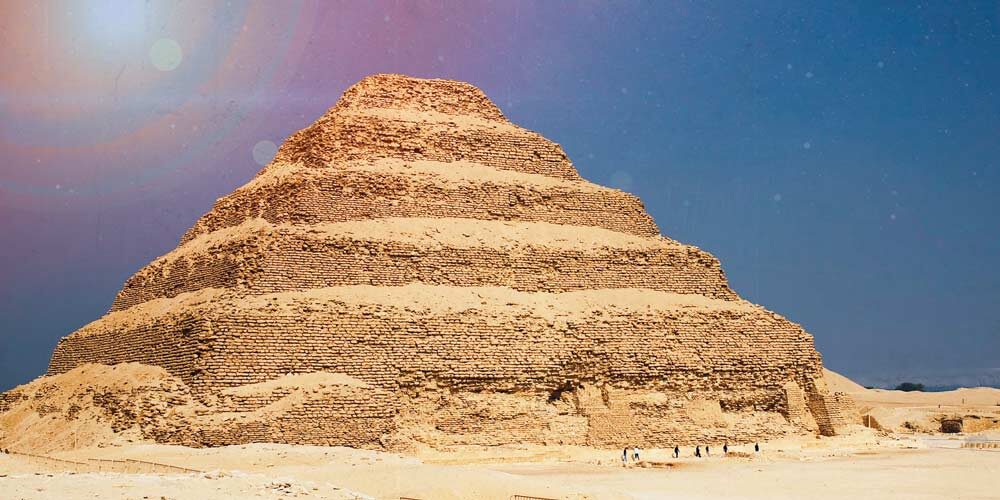 Technische Informationen über die Pyramide von Sakkara
