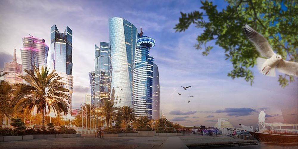 Doha-seine wichtigsten Wahrzeichen