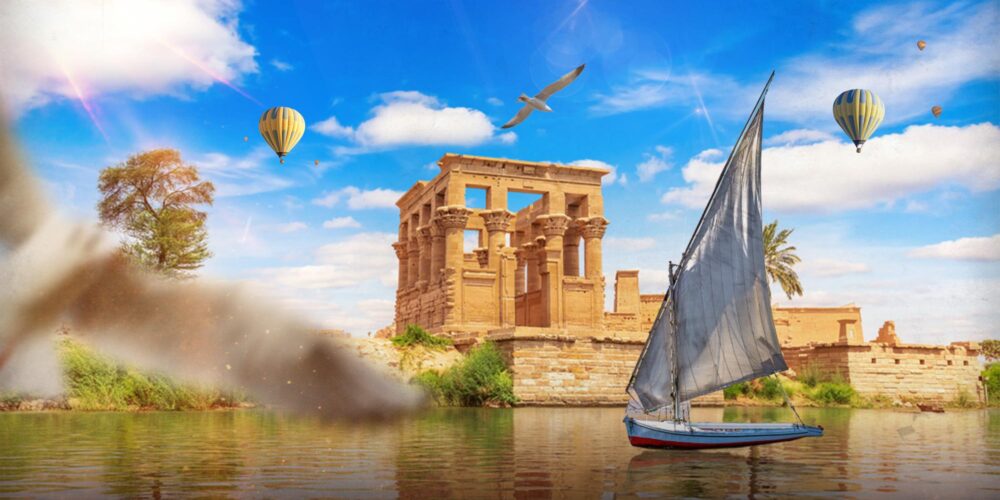 Tanda tempat paling penting di Luxor dan Aswan