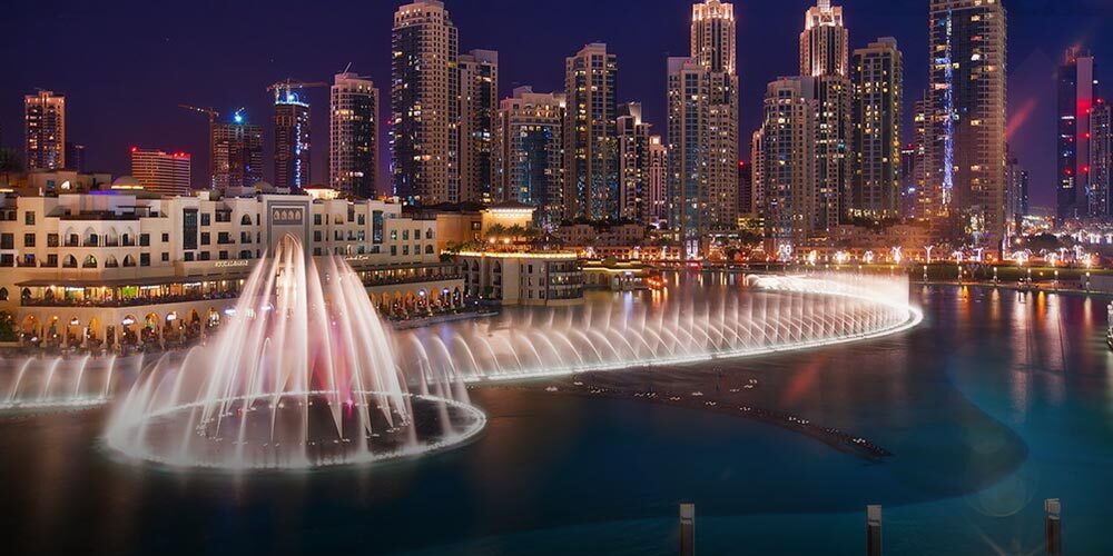 Dubai tanzender Brunnen