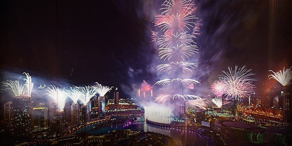 Sambutan Malam Tahun Baru di Dubai Sambutan Malam Tahun Baru di Dubai